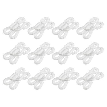 Uxcell 40pcs Brass Sewing Hooks and Eyes Closure 19mm Long Suitable for Bra Skirt Trousers Sewing DIY Craft White