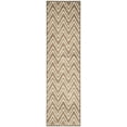 thumbnail image 2 of SAFAVIEH Paradise Bernadine Zigzag Stripes Runner Rug, Mouse/Cream, 2'2" x 8', 2 of 6