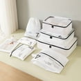 thumbnail image 6 of Travelhouse 7 Pcs Set Packing Cubes for Travel Suitcase Luggage Organizer Bags.Beige, 6 of 11