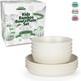 thumbnail image 1 of Juego de vajilla Grow Forward Bamboo Kids de 8 piezas Arctic, 1 of 9