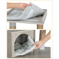 thumbnail image 4 of Cat Litter Box Enclosure with Cat Tree, 4-in-1 Modern Cat House CB81005B, 4 of 7