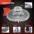 thumbnail image 3 of A-Premium Engine Cooling Fan Clutch Compatible with Jaguar XJ6 1988-1992, XJ7 1987 3.6L, Vanden Plas 1988-1992, 3 of 5