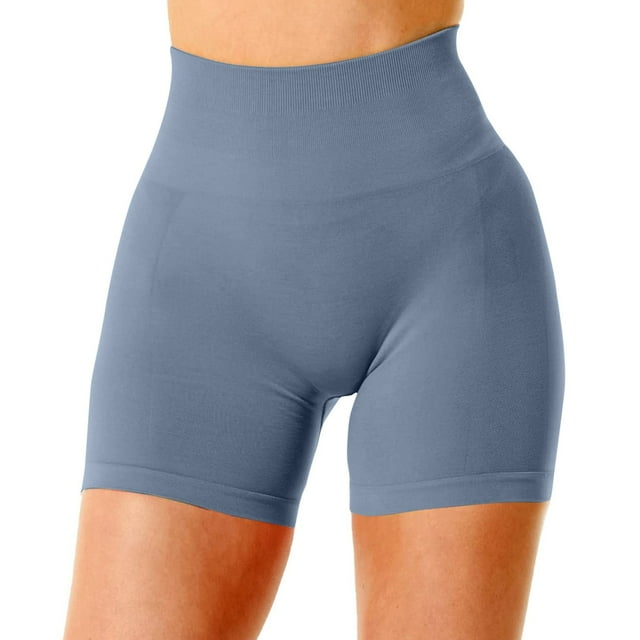 Shorts de Sport Taille Haute pour Femmes, Sans Coutures, pour le Gym et le Yoga, Shorts Moulants pour le Confort et la Performance