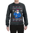 thumbnail image 2 of Wild Bobby Santa Stands On Christmas, Christmas Unisex Sweater | Funny Holiday Unisex Crewneck Sweatshirt, 2 of 5