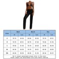 thumbnail image 2 of Conjunto de bikini para mujer Halter Traje de baño de 3 piezas Malla con pantalones para cubrir (Negro L) FLhrweasw Para estrenar, 2 of 7