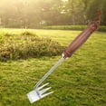 thumbnail image 1 of Extractor de , herramienta de deshierbe, herramientas de excavadora para deshierbe, jardinería en el patio trasero Mango de madera Cola removedor de malezas, 1 of 8