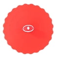 thumbnail image 2 of Tapa De Taza De Silicona Tapa de silicona transparente para taza de cereza roja, tapa reutilizable a prueba de fugas (Santa), 2 of 2