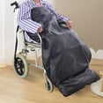 Wheelchair Blanket Adjustable for Disabled People Wheelchair Warmer Covers black