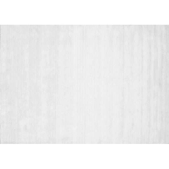 Ahgly Company Indoor Rectangle Solid Gray Modern Area Rugs, 5' x 8'