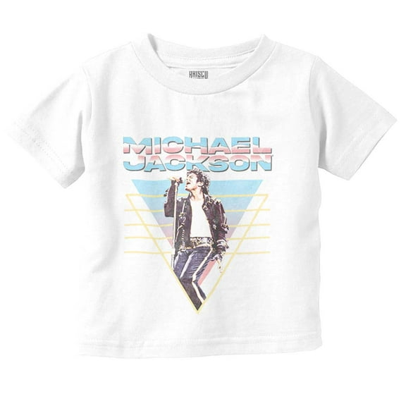 Michael Jackson 90s King of Pop Toddler Boy Girl T Shirt Infant Toddler Brisco Brands 6M