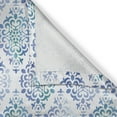 thumbnail image 5 of Ambesonne Watercolor Grommet Curtain, Moroccan Element, 50" x 120", Sea Green Violet Blue, 5 of 6