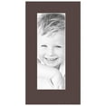 thumbnail image 2 of ArtToFrames 8x15" Peat Custom Mat for Picture Frame with Opening for 4x11" Photos. Mat Only, Frame Not Included (MAT-118), 2 of 5