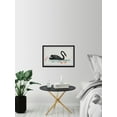 thumbnail image 5 of Marmont Hill Black Swan And Kois Framed Wall Art, 18.00" x 1.50", 5 of 6