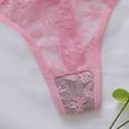 thumbnail image 6 of Ashirexll Plus Size Underwear for Women, Ladies Underwear Panties, Lace Seamless Low Waist Ladies Thongs Physiological Underpants, 6 of 6