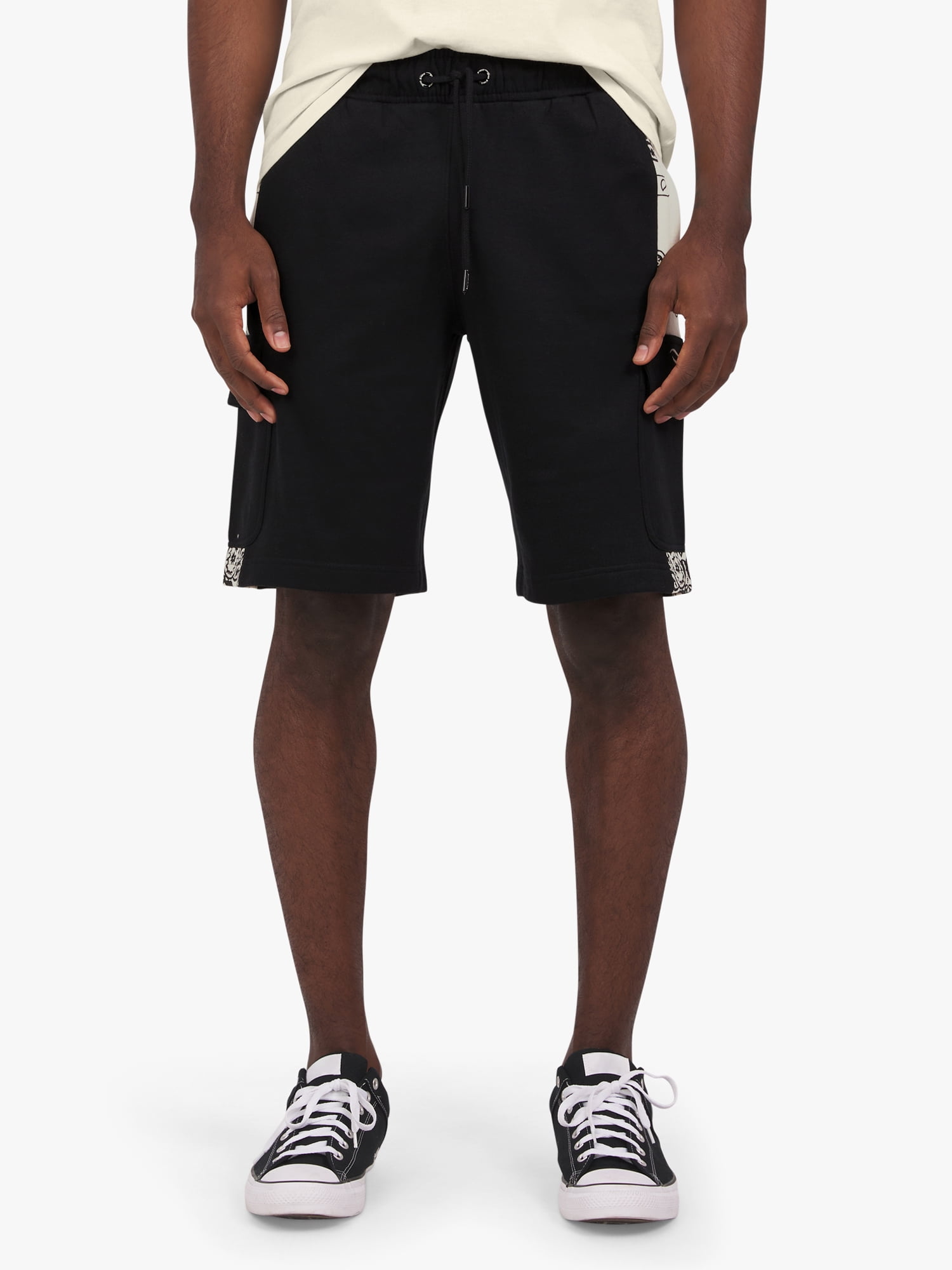 Dogg Supply by Snoop Dogg All Gender Varsity Cargo Shorts, Men's Sizes XS-5XL