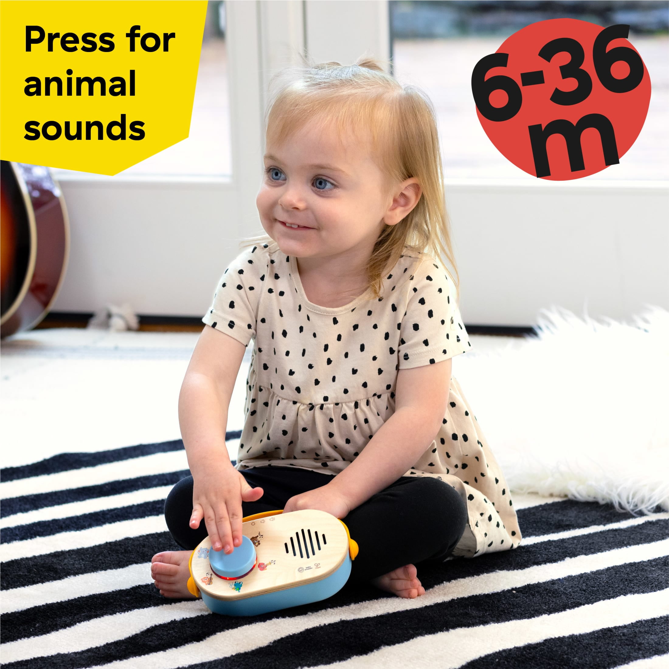 Baby Einstein + Hape Discovery Radio Toy Radio, Ages 6 Months +