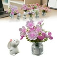 thumbnail image 1 of Set Of 2 Cute Bunnies And Peach In Vase Car Rearview Ornament Fun Ornament Kawaii Car Interior Accessories For Women, 1 of 9