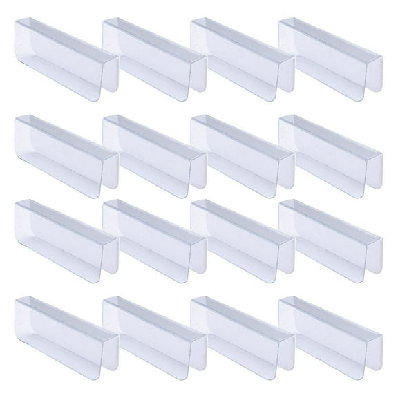 100 Pcs Transparent Display Card Rack Stand Easels for Adapter