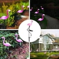 thumbnail image 5 of Paquete de cajas Pink Flamingo Solar Outdoor LED Luces de césped Luces de pila decorativas Pink Flamingo Garden Pile Adepaton CPB-US-DYP156, 5 of 5