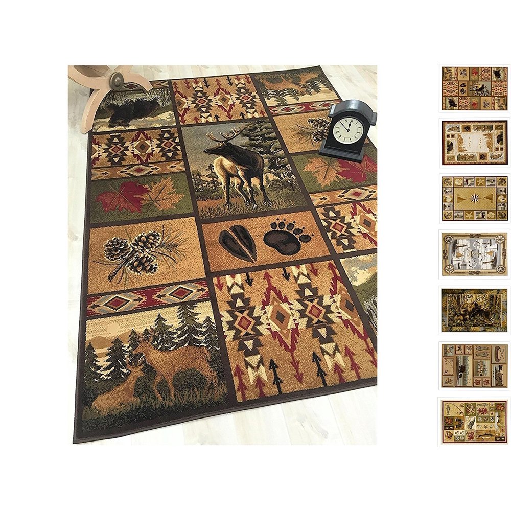 Handcraft Rugs Cabin Rug Cabin Area Rug Modern Geometric Southwestern Design Cabin Area Rug