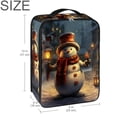 thumbnail image 6 of Snowman Polyester Shoe Boxes Organizer 23x31cm/9x12in, Closet Storage Solution for Shoes, Pack- Grey, 6 of 7