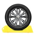thumbnail image 3 of Tire Saver Ramps, Yellow Heavy Duty HDPE Tire Protector Ramps Flat Spot Preventer 4 Pack Anti Slip Pads for Car SUV RV Motorhome Storage with Carry Bag, 3 of 7