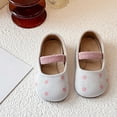 thumbnail image 2 of Krdevn Baby Girls Mary Jane Flats Polka Dot Soft Sole Breathable Slip-On Casual Shoes for Daily Wear and Everyday Comfort,Sizes 5-5.5 Years, 2 of 8