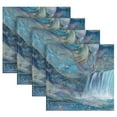 thumbnail image 5 of Cloth Napkins Set of6 100% Satin Peachskin Velvet 20x20inx6 Napkins Cloth napkins are washable Soft and Absorbent Holy Unicorns, 5 of 8