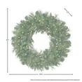 thumbnail image 3 of Regency International Pre-lit Belgium Mix Wreath 30", 70 Clear Lights - Natural Green - 30", 3 of 3