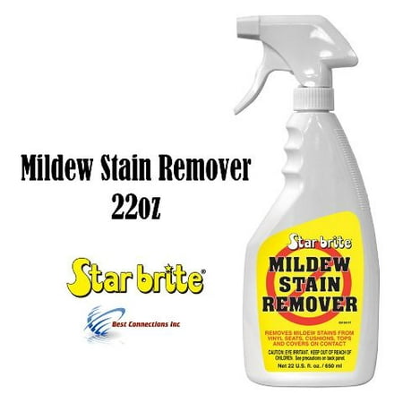 Mildew Stain Remover 22oz Good For Vinyl Seats and Cushions StarBrite (Best Car Paint Oxidation Remover)