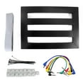 thumbnail image 1 of Amdohai Guitar Effect Pedal Board Alloy Pedalboard Effect Holder with, 1 of 8