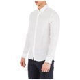 thumbnail image 5 of Michael Kors WHITE Linen Classic Fit Button-Down Shirt, US X-Large, 5 of 12