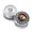 Cone-Multicolor, variant on 5PCS Bling Crystal 18mm Chunk Snap Button Fit Snap Pendant Bracelet Jewelry DIY-smooth-5pcs MIXED
