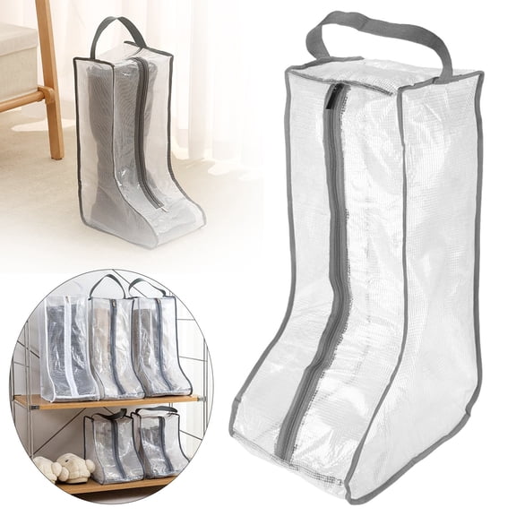 Portable Boots Storage Bag, High/Short Boot Storage Bag, Shoe Bags for Storage and Travel Dust Proof Travel Shoe Bags for Packing, 1 Pcs, 11.02x7.87x11.02"