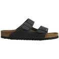 thumbnail image 2 of Birkenstock Women's Arizona Soft Footbed, Black Birko-Flor¿, 39 Regular EU, 2 of 7