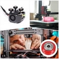 thumbnail image 6 of Uxcell 4-Pack 3D Printer Rollers V Slot, 24mm POM Pulley Wheels 625ZZ Double Bearing for 3D Printer/CNC, Red, 6 of 6