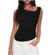 thumbnail image 2 of mfyjkho Tops Bohemios Para Mujer, Camiseta Informal De Manga Corta Con Cuello Redondo Y Color Liso Para Mujer Tops Para Salir Para Mujer L, 2 of 7