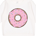 thumbnail image 3 of Inktastic Pink Donut with Sprinkles Toddler Sweatshirt, 3 of 4