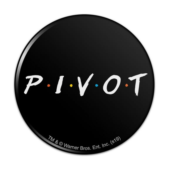 Friends PIVOT Kitchen Refrigerator Locker Button Magnet