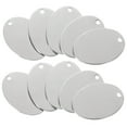 thumbnail image 4 of Soimiss 10Pcs Stainless Steel Dog Tags Oval Shape Plated Silver for Pet Collar Decoration and Identification, 4 of 6