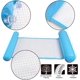 thumbnail image 3 of Hamaca de agua inflable, (azul) hamaca flotante reclinable flotante, hamaca de cama flotante inflable 4 en 1 multiusos plegable flotante portátil hamaca ultraligera flotador para adultos, 3 of 4