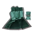 thumbnail image 1 of Mantel de mesa para tarot de altar, adivinación, wicca, terciopelo, antideslizante, con bolsa para tarot. Verde + Mantel B, 1 of 9