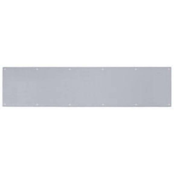 Tell Manufacturing Tell 8 in. H X 34 in. L Satin Stainless Steel Kickplate — Residential Use, Standard Application