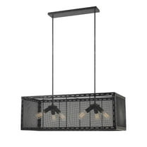 Cal Lighting - Evanston-Six Light Mesh Chandelier in Transitional Style-40