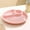 Pink, variant on Tunhigl Round Divided Food Tray - Large Capacity Serving Platter with Compartments - Snack & Fruit Tray for Appetizer, Meal, Party for Home, Picnic, Buffet, Entertaining - Dishwasher Safe Green