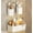 Style C, variant on Senya Corner Shower Caddy Adhesive Shower Shelf Corner No Drilling Bathroom Shower Organizer Storage Rack (2-Pack, Black)