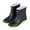 Green (Men, Fixed Plush Lining), variant on Woobling Mens Non-Slip Garden Shoes Working Lightweight Waterproof Work Shoe Casual Rain Boots Red (Women) 5