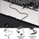 thumbnail image 4 of unbranded 2Ud Auriculares Colgantes Negros Ergonomicos Para Deportes Uso En Casa Material Premium, 4 of 6