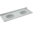 thumbnail image 7 of Swan Chesapeake Solid Surface 61'' Double Bathroom Vanity Top, 7 of 7