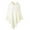 White, variant on ZHOUCHANKIDS Ladies' Hooded Cape with Fringed Hem, Crochet Poncho Knitting Patterns for Women Khaki One Size